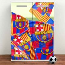 Vinyls for furniture and cabinets barca flags