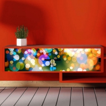 Vinyls to decorate furniture and cabinets sparkles lights