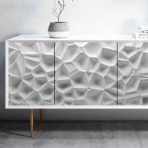 Vinyls to decorate furniture or cabinets 3d polygons