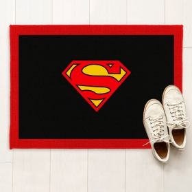 Carpet or doormat superman logo