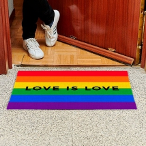 Carpet or doormat love is love