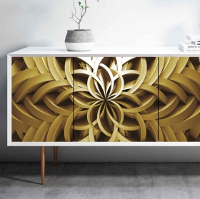 Vinyl for furniture or cabinets fractal