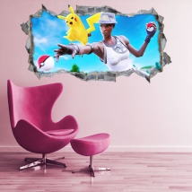Vinyl walls 3d fortnite pokemon
