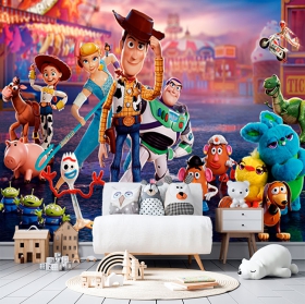 Wall mural or wallpaper toy story pixar