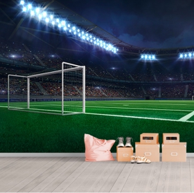 Wall mural or wallpaper soccer stadium stands