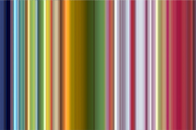 Rainbow Colored Wallpaper with Vertical Lines