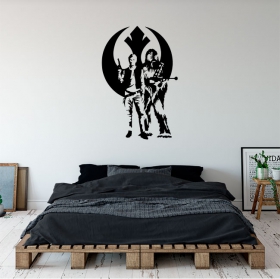 Decorative vinyl star wars