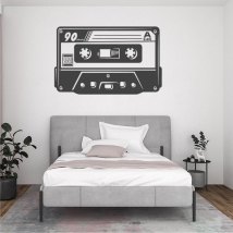 Adhesive vinyl retro cassette tapes