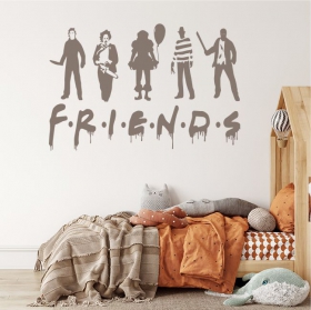 Vinyl adhesive halloween friends