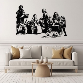 Adhesive vinyl las meninas de velazquez