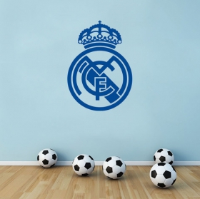 Vinyls and soccer stickers real madrid shield