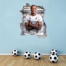 Decorative vinyl 3d kylian mbappé